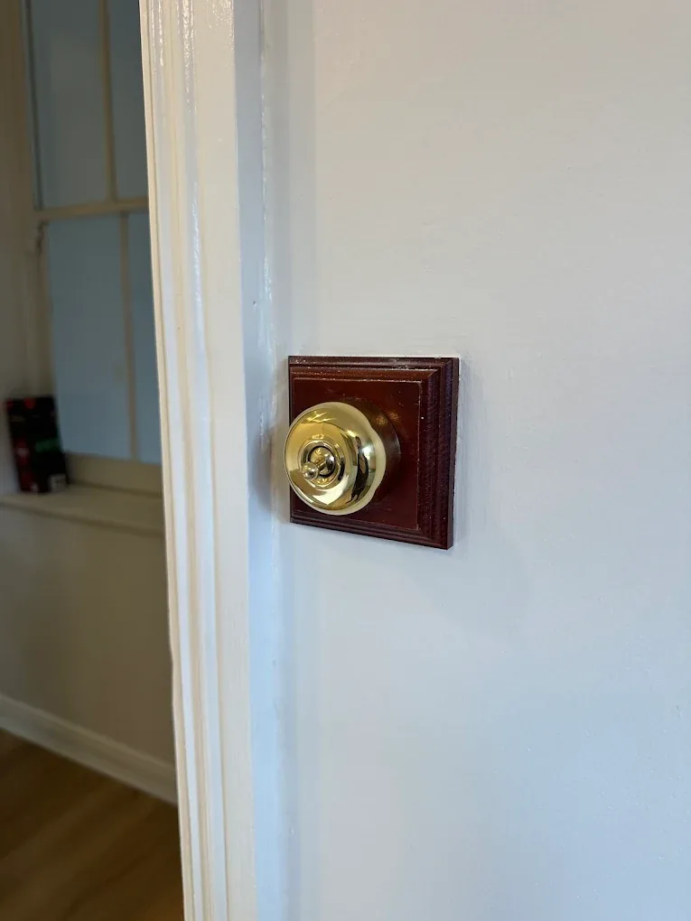 Restored brass period light switch fitted neatly by SwitchConnect Electrical